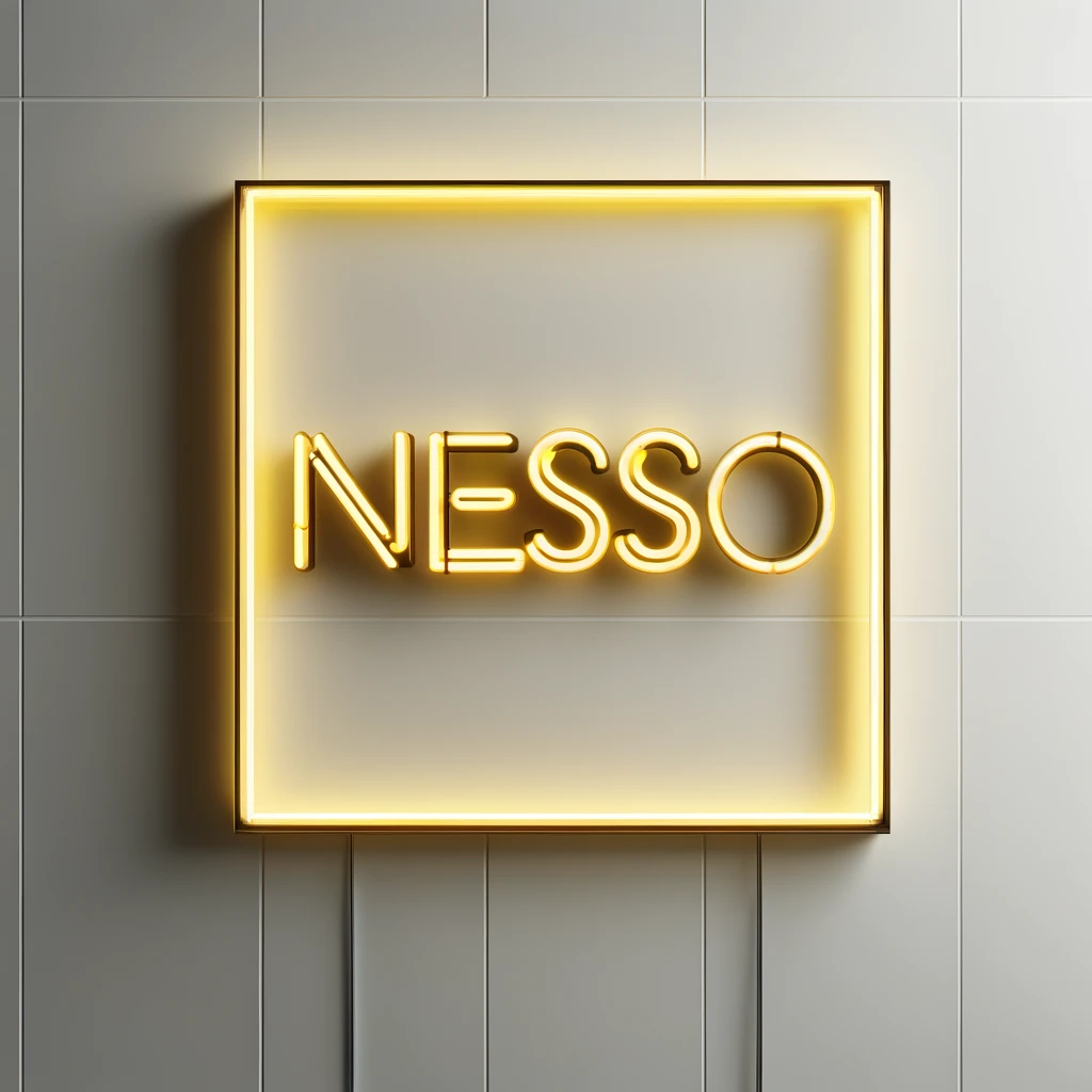 Nesso neon sign
